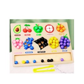 fruit color sorting beads
