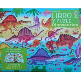 libro y puzle dinosaurios
