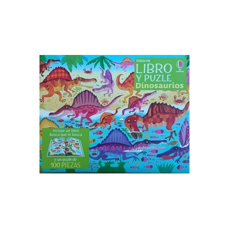 libro y puzle dinosaurios