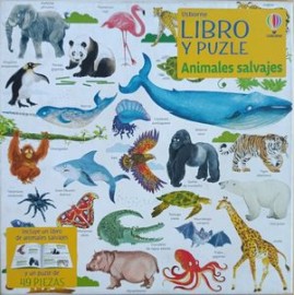 libro y puzle animales...