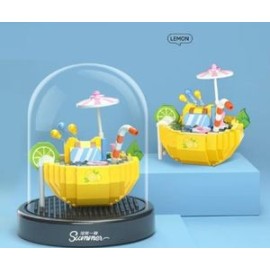 cool summer lemon cat